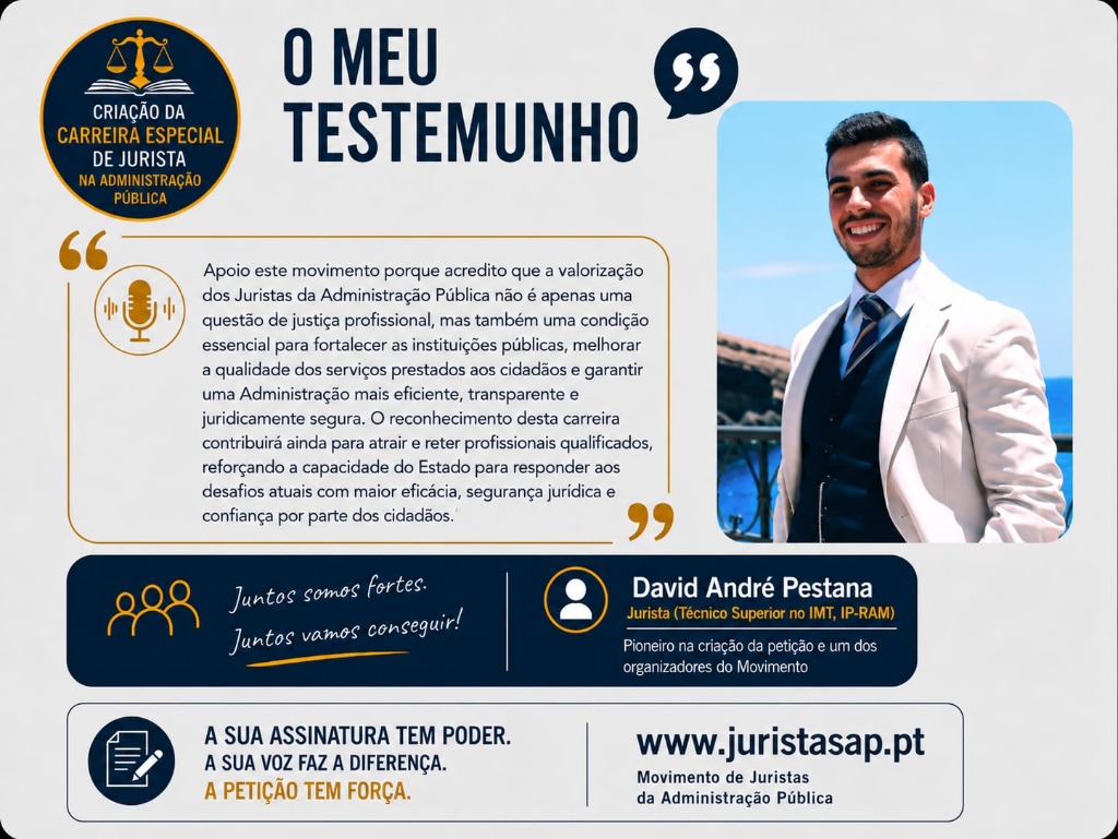Testemunho de David André Pestana