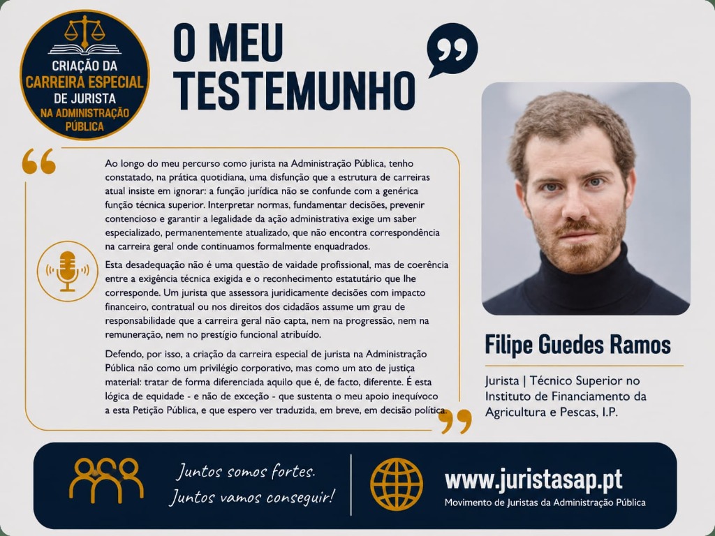 Testemunho de Filipe Guedes Ramos
