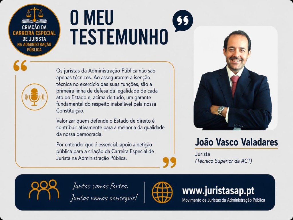 Testemunho de João Vasco Valadares
