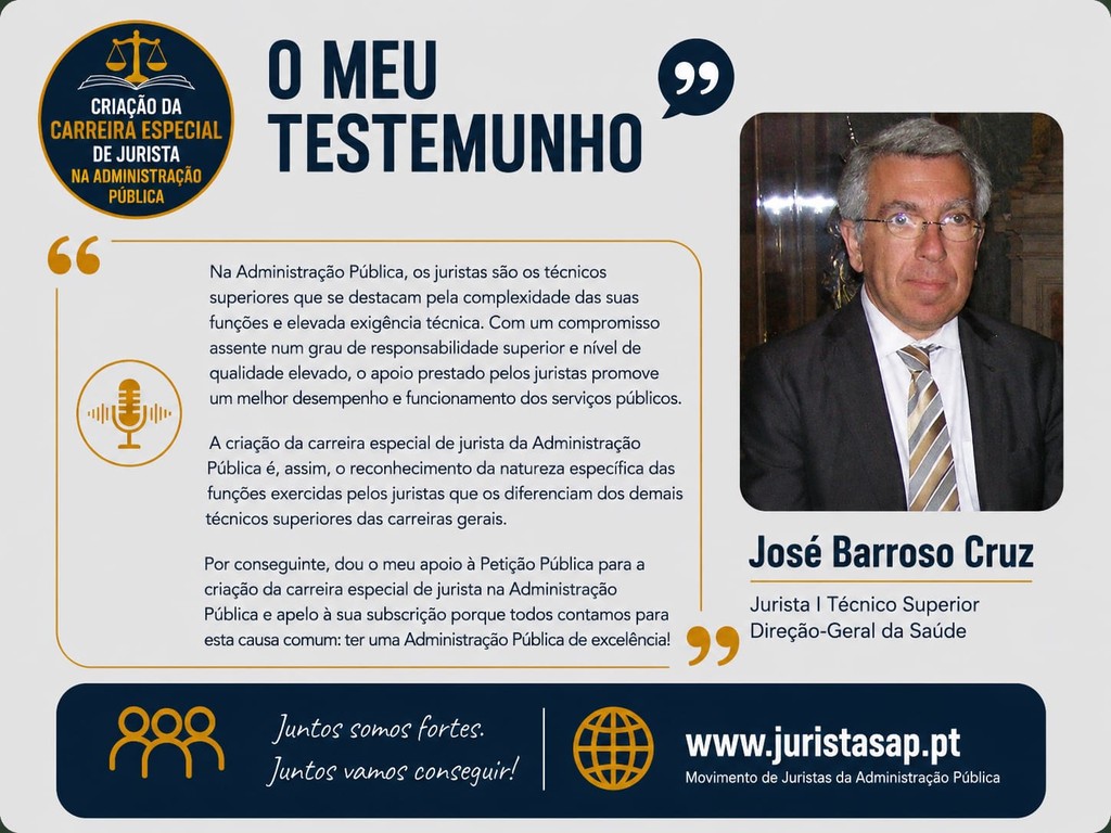 Testemunho de José Barroso Cruz