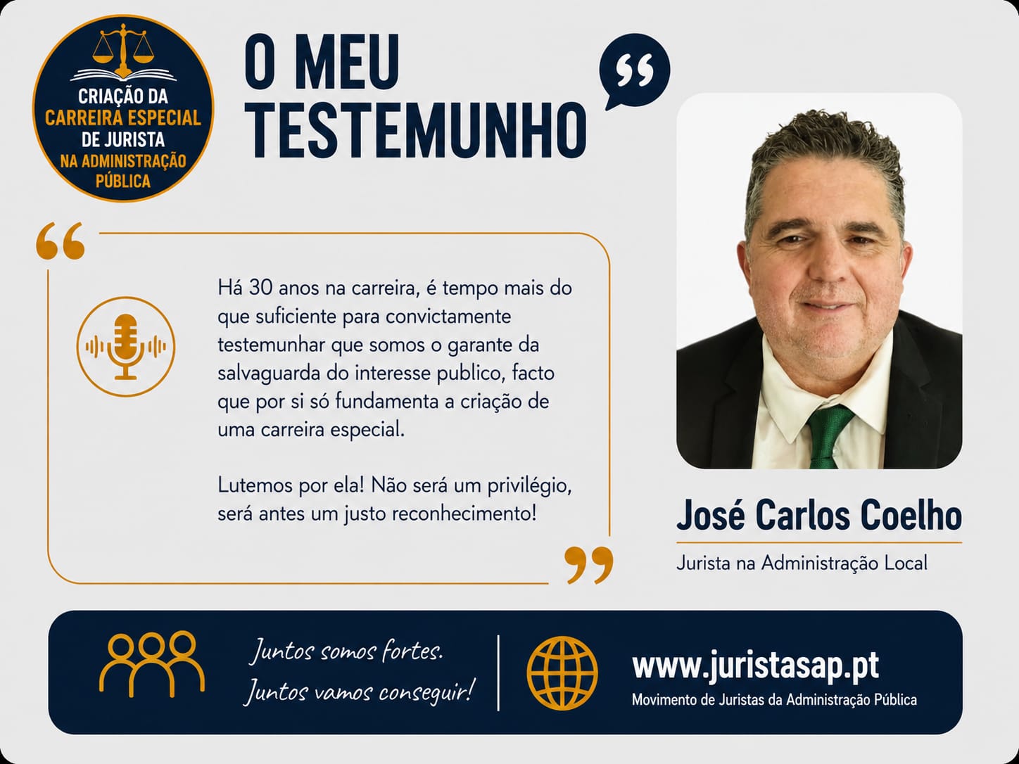 Testemunho de José Carlos Coelho