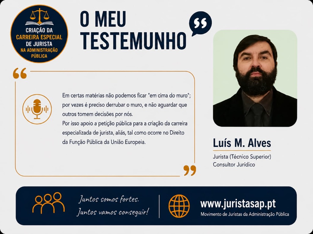 Testemunho de Luís M. Alves