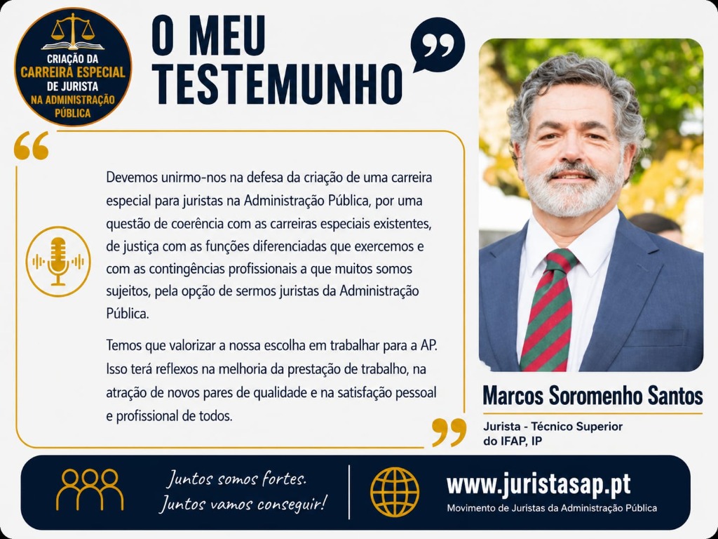 Testemunho de Marcos Soromenho Santos
