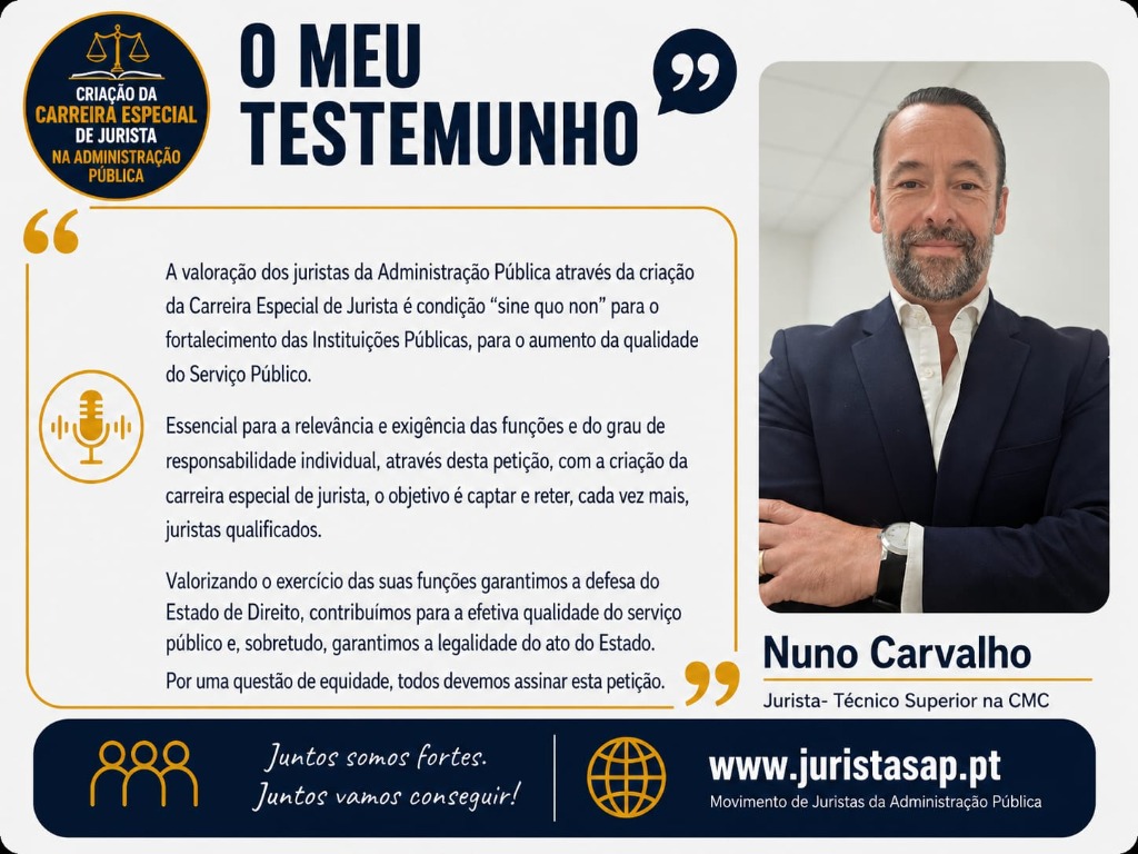 Testemunho de Nuno Carvalho