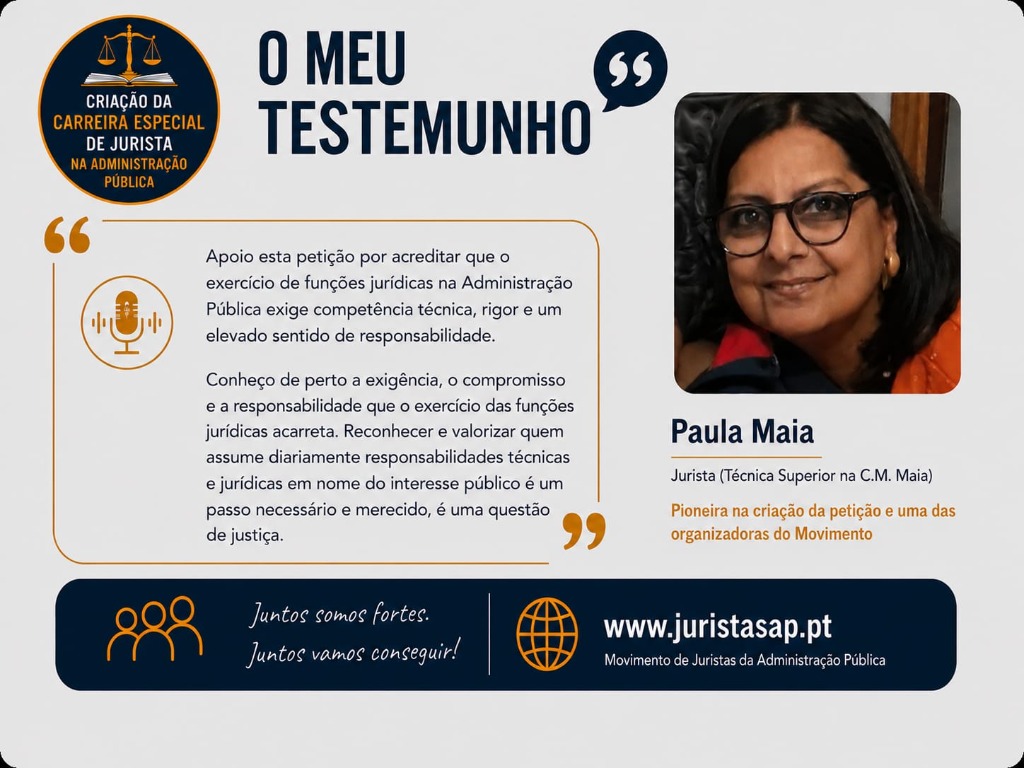 Testemunho de Paula Maia